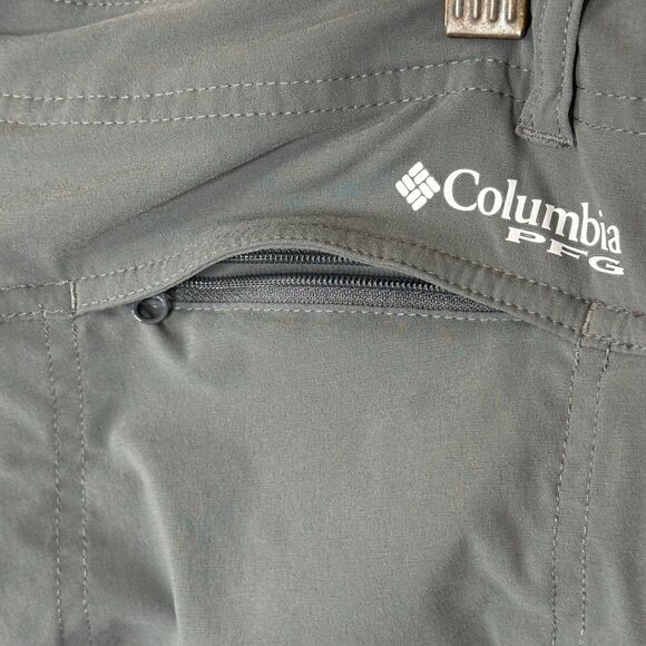 Columbia Women's Gray PFG Ultimate Break Wake Roll-Up Pants Size 8 Fishing hike - Picture 12 of 16